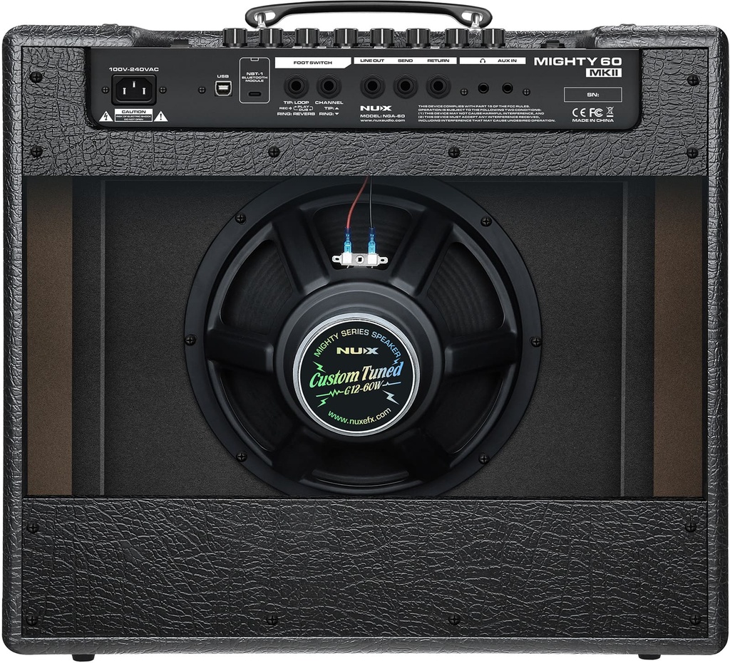 AMPLI GUITARE ELECTRIQUE NUX MIGHTY 60 MK2