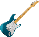 GUITARE ELECTRIQUE G&L TRIBUTE COMANCHEEMERALD BLUE TOUCHE ERABLE