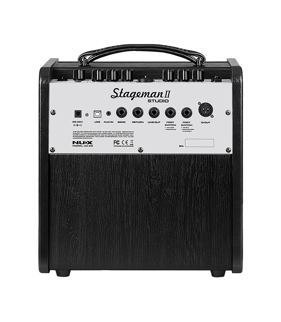 AMPLI ACOUSTIQUE NUX STAGEMAN AC60 60W
