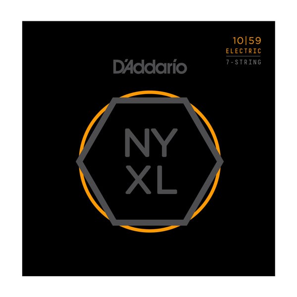 JEUX DE 7 CORDES GUITARE ELECTRIQUE D'ADDARIO NYXL