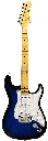 G&L S500 BLUE BURST