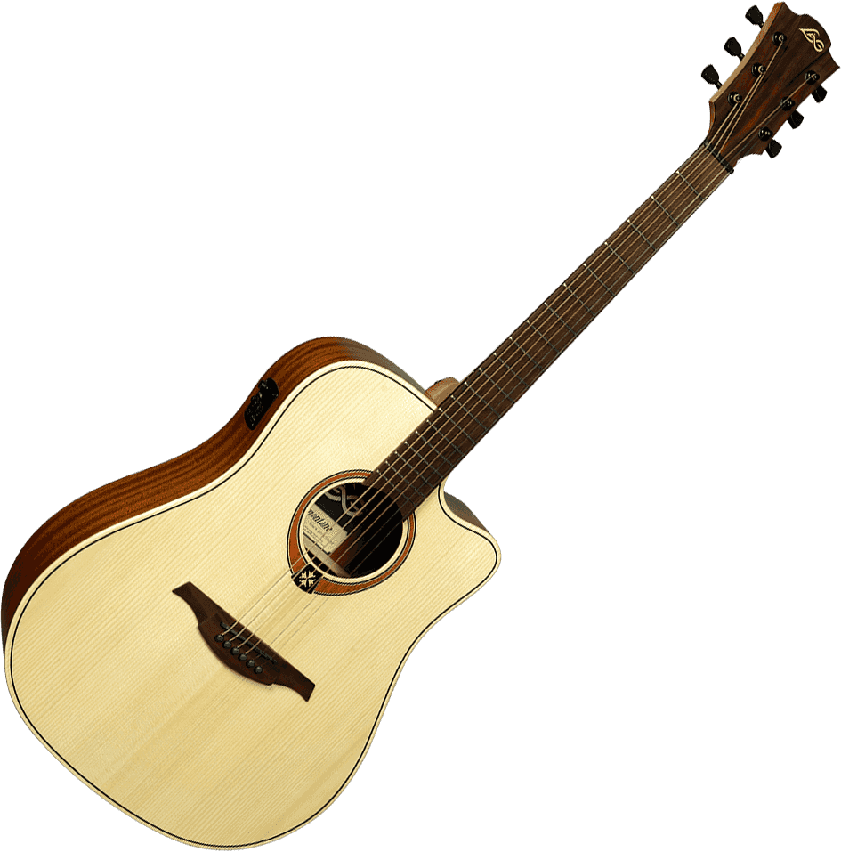 GUITARE FOLK ELECTROACOUSTIQUE LAG T70DCE