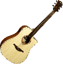 GUITARE FOLK ELECTROACOUSTIQUE LAG T70DCE 