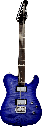 GUITARE ELECTRIQUE G&L TRIBUTE ASAT DELUXE BLUEBURST