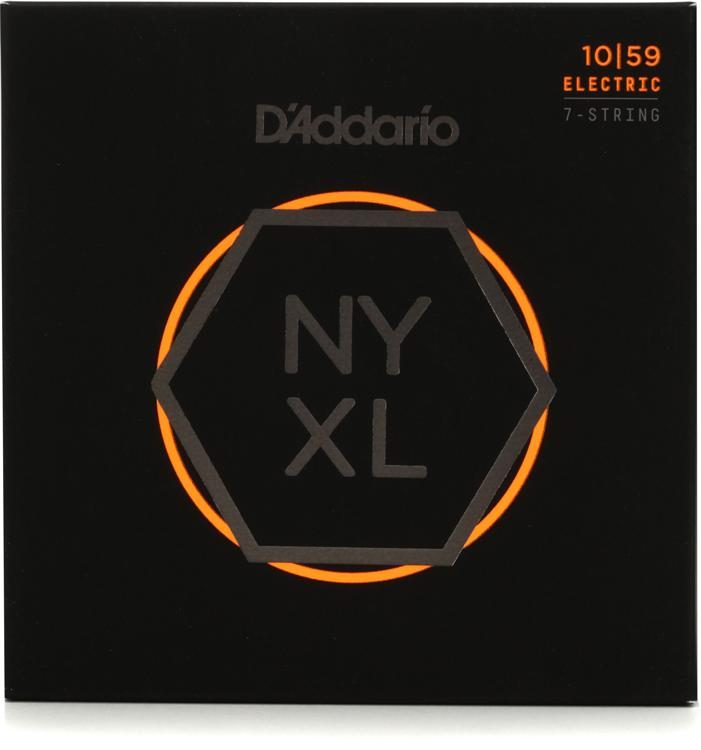 JEU 7 CORDES ELECTRIQUE D'ADDARIO NYXL 10-59
