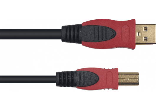 YELLOW CABLE A mâle/B mâle 3m