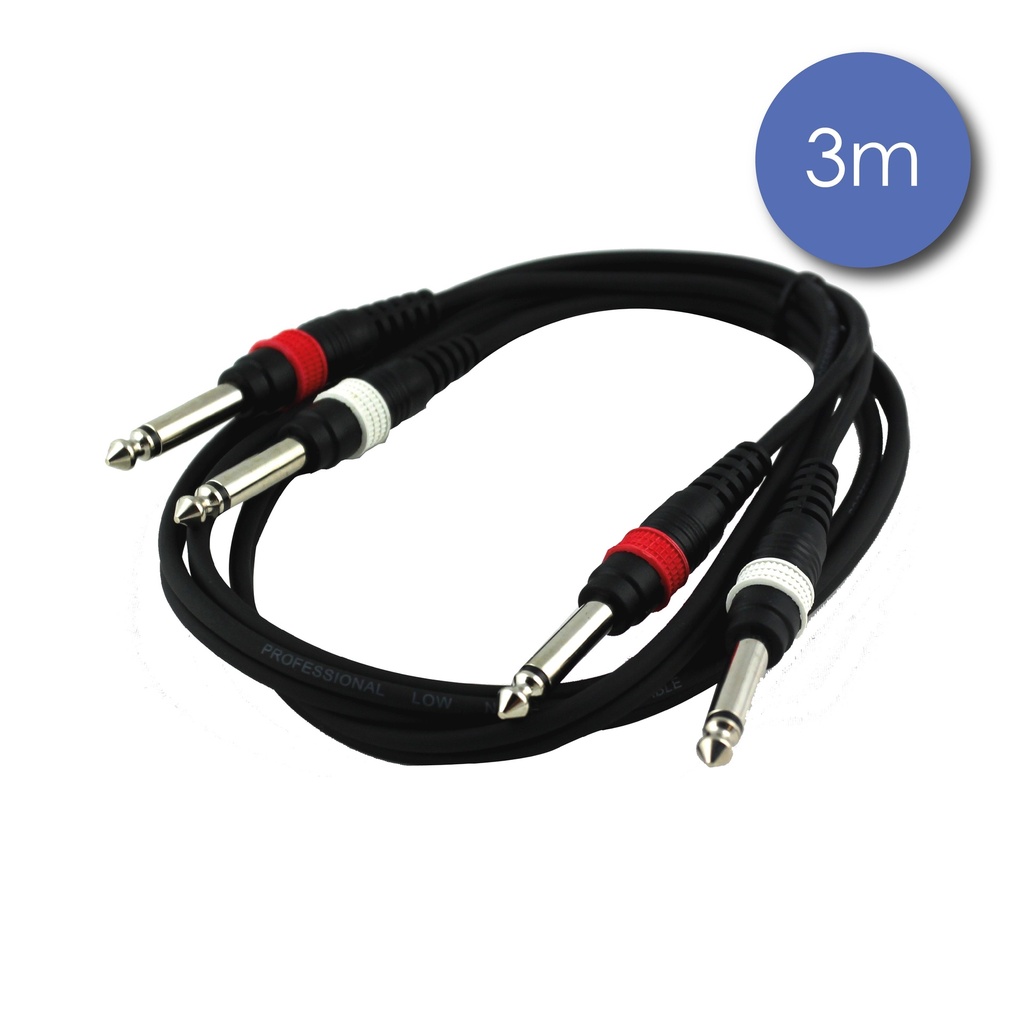 POWER CABLE JACK MONO Mâle/JACK MONO Mâle 3M
