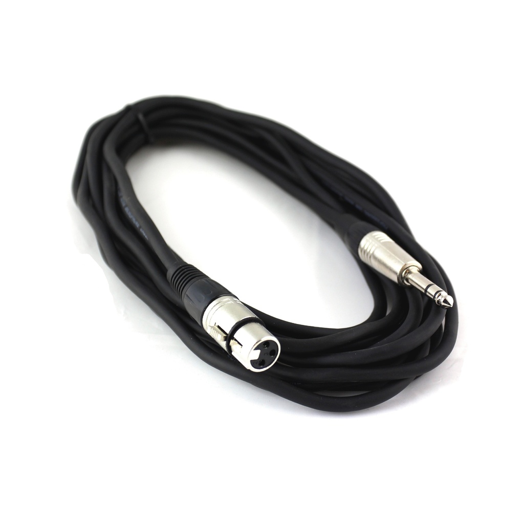 POWER CABLE JACK STEREO Mâle 6.35- XLR 3 PIN Femelle
