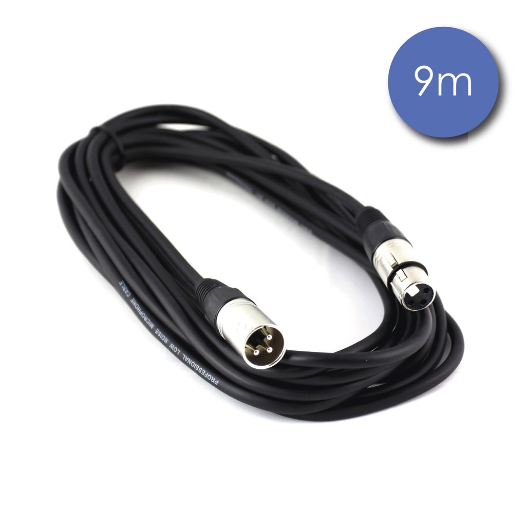 POWER CABLE XLR 3 PIN Mâle/XLR 3 PIN Femelle