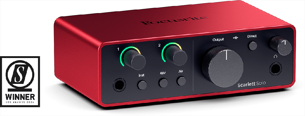 INTERFACE AUDIO FOCUSRITE SCARLETT4 SOLO