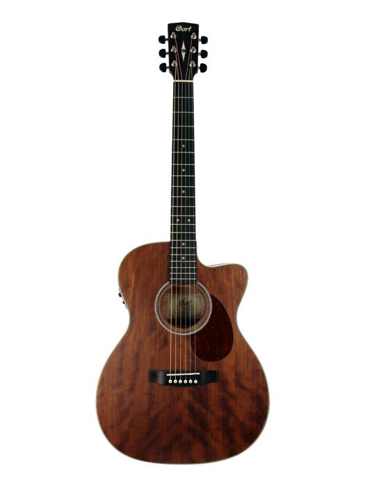 GUITARE ELECTRO-ACOUSTIQUE CORT LUCE 100 ACAJOU SATINE