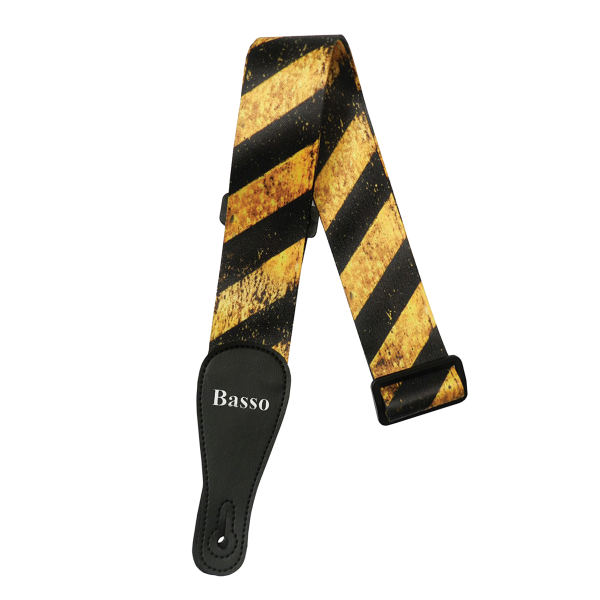 COURROIE CUIR BASSO POUR GUITARE ET BASSE