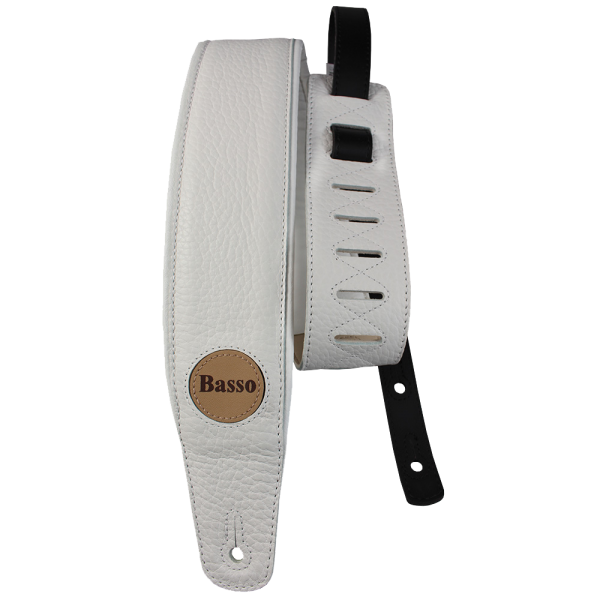 COURROIE CUIR BASSO POUR GUITARE ET BASSE
