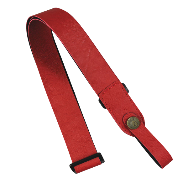 [UKECO04] SANGLE UKULELE BASSO rouge vegan