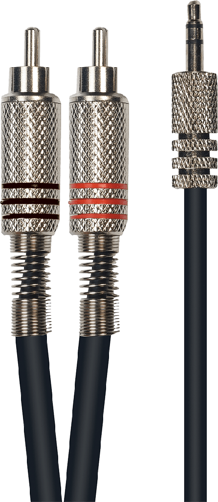 CABLE YELLOW CABLE MINI JACK STEREO MALE/2RCA MALE 3M