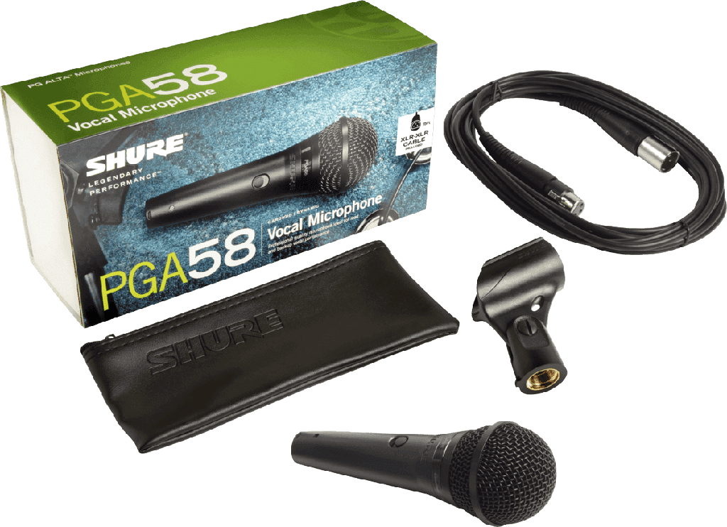 MICRO FILAIRE SHURE PG58 XLR