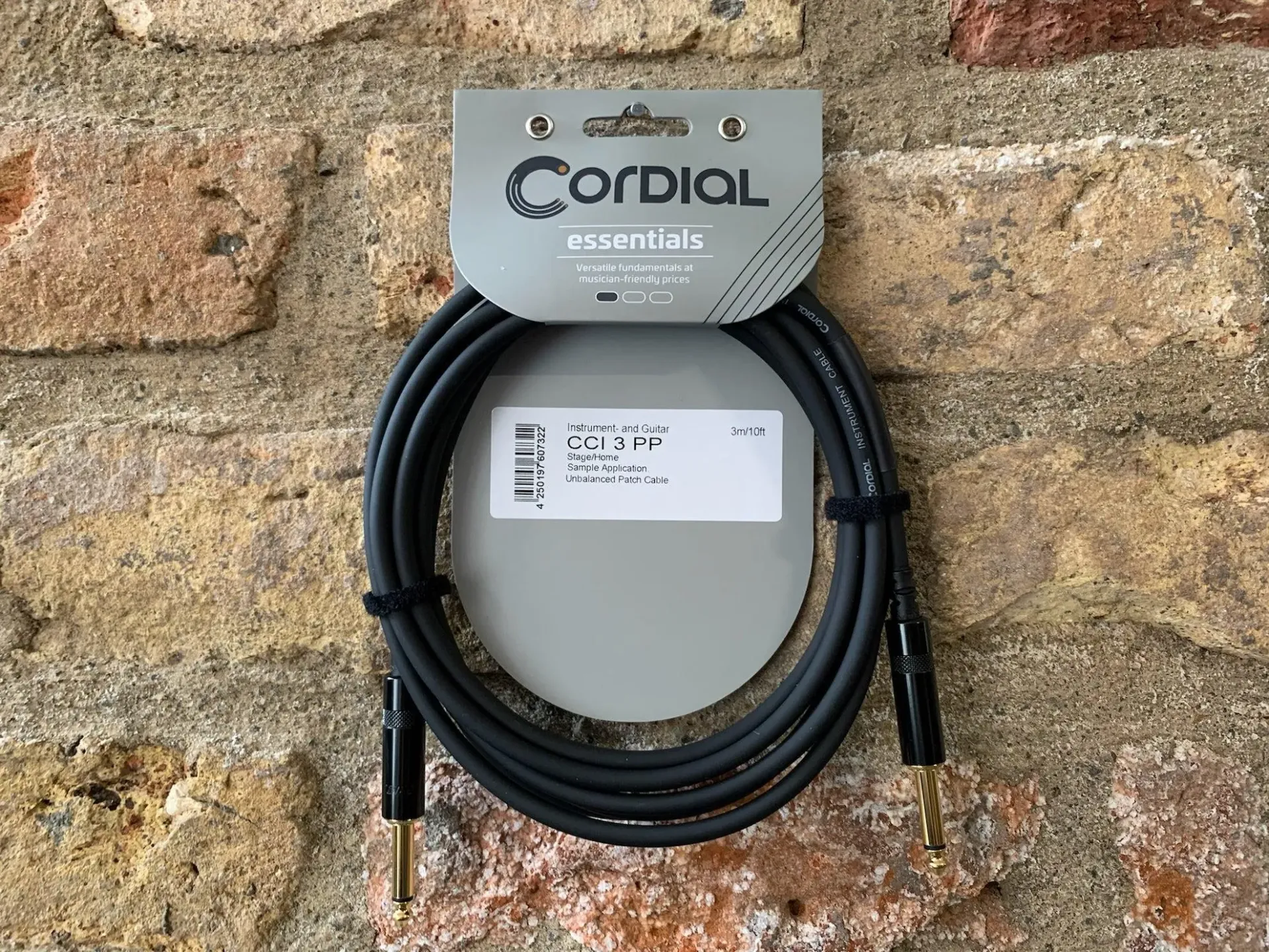 CABLE CORDIAL JACK /JACK 3M PLAQUE OR