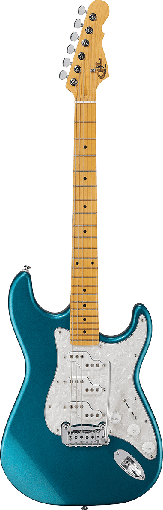GUITARE ELECTRIQUE G&L TRIBUTE COMANCHEEMERALD BLUE TOUCHE ERABLE