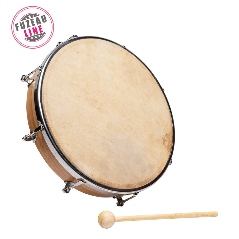 TAMBOURIN FUZEAU 25 CM