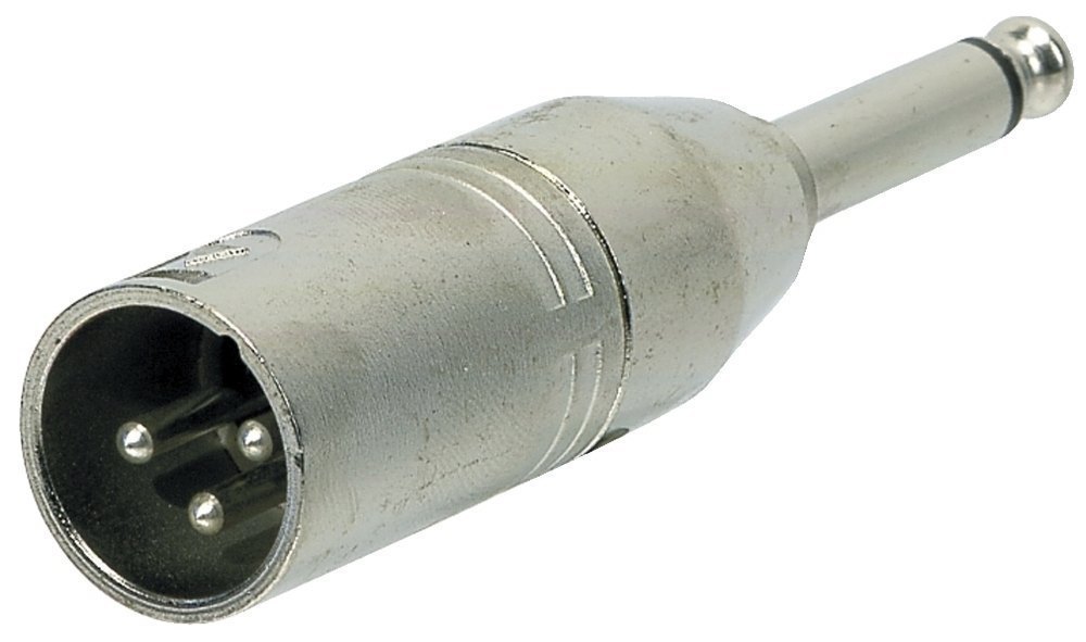 ADAPTATEUR XLR MALE/  JACK 6.3 MONO