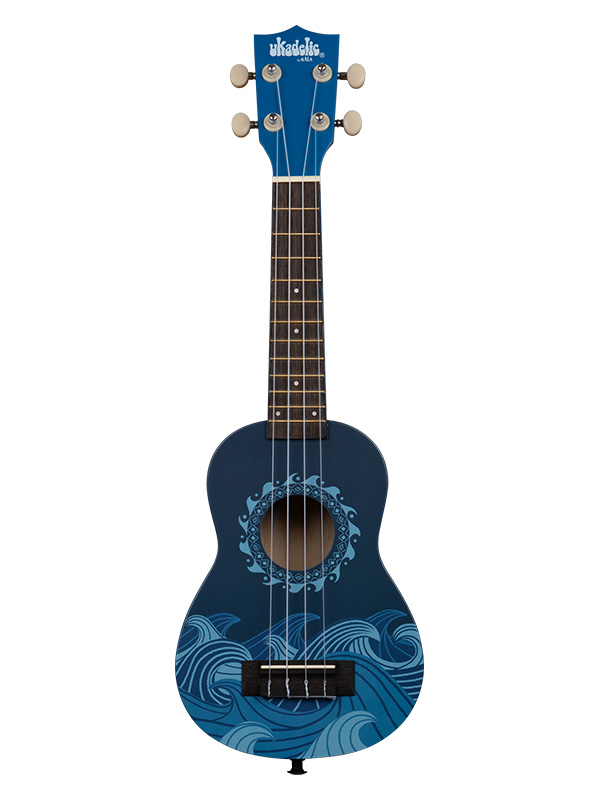 UKADELIC UKULELE SOPRANO DEEPBLUE