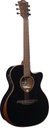 GUITARE FOLK LAG AUDITORIUM CUTAWAY ELECTRO ACOUSTIQUE EDITION SPECIAL