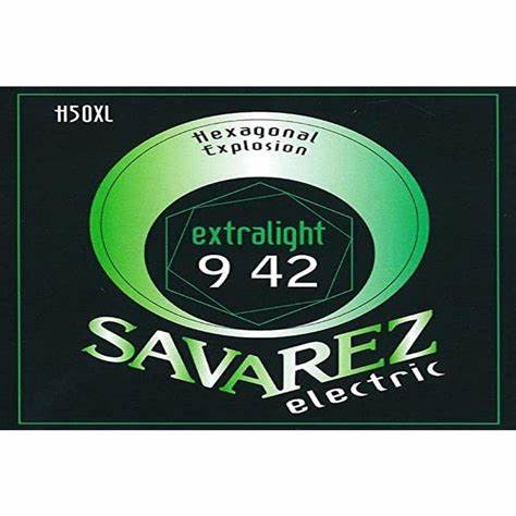 [H50XL] JEU DE 6 CORDES ELECTRIQUES SAVAREZ HEXAGONAL EXPLOSION (LIGTH)