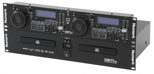 [CDN77USB] NUMARK DOUBLE LECTEUR CD MP3 ET USB