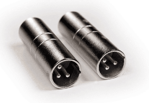 [AD29] YELLOW CABLE ADAPTATEUR XLR MALE/XLR MALE