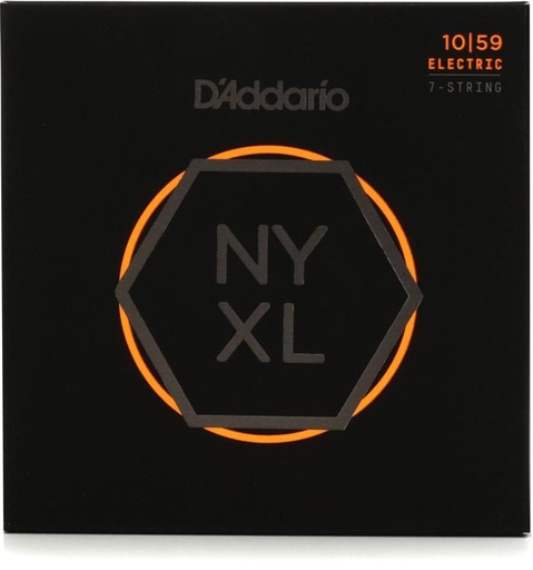 [NYXL1059] JEU 7 CORDES ELECTRIQUE D'ADDARIO NYXL 10-59