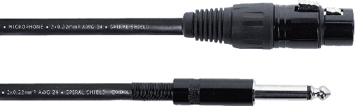 [EM5FP] CABLE CORDIAL XLR FEMELLE/JACK MALE 5M
