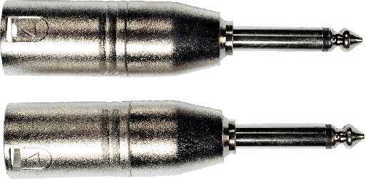 [ECO-AD25] Jack mono mâle/XLR mâle
