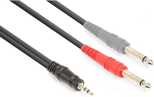 [177.772] CABLE VONYX MINI JACK/2JACKS CX 332-6