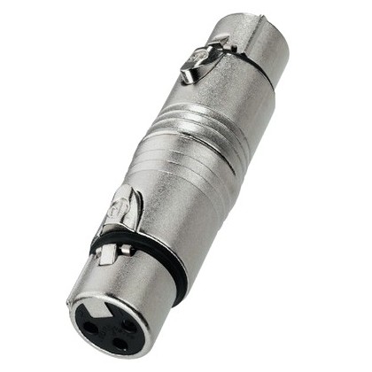 [NA-3FF] FICHE NEUTRIX XLR/XLR FEMELLE