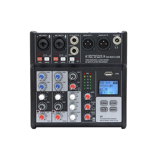 [DAMX4USB] MIXER MX4 USB  DEFINITIVE AUDIO