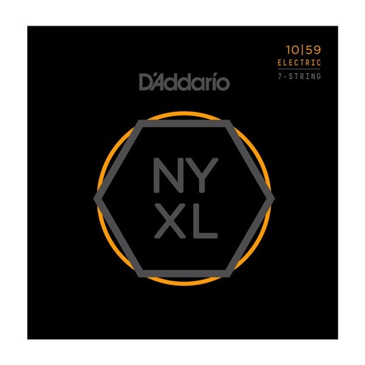 JEUX DE 7 CORDES GUITARE ELECTRIQUE D'ADDARIO NYXL